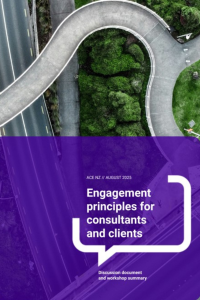 Engagement principles for consultants and clients
