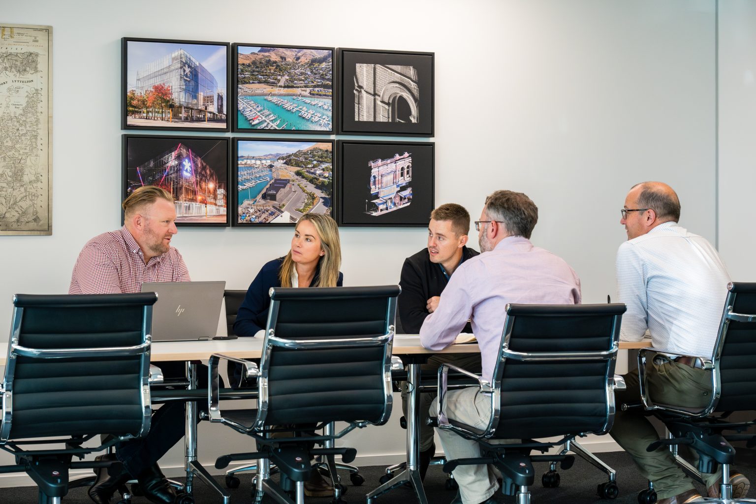 'Korina with some of Patersons' principals