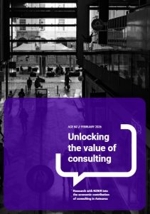 Unlocking the value of consulting document cover