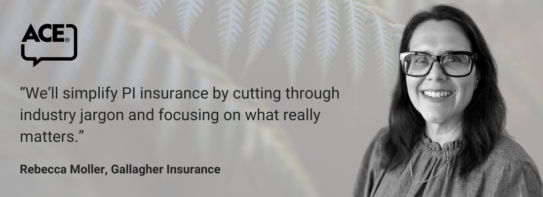 Female, shoulder length dark hair, glasses, smiling.